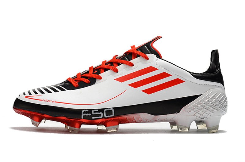 Adidas F50 Ghosted Adizero FG – Blanc Rouge Noir - FootXPert