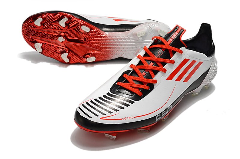 Adidas F50 Ghosted Adizero FG – Blanc Rouge Noir - FootXPert