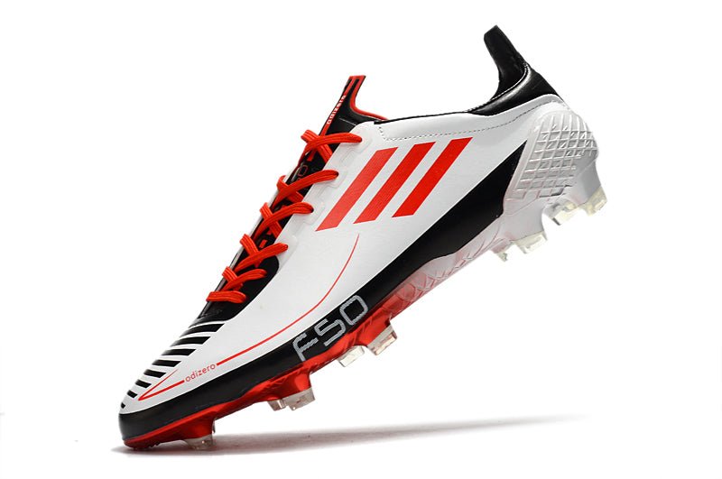 Adidas F50 Ghosted Adizero FG – Blanc Rouge Noir - FootXPert