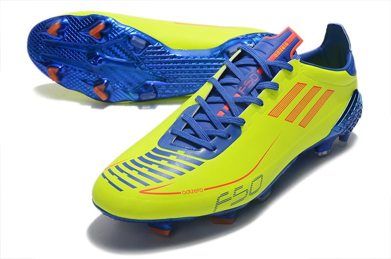 Adidas F50 Ghosted Adizero FG – Jaune Rouge Bleu - FootXPert