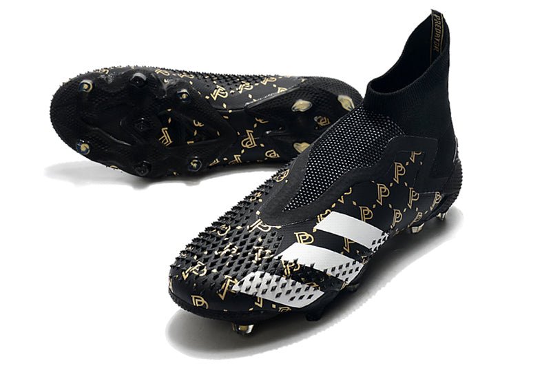 Adidas Predator 20+ FG – Pogba – Blanc Noir Or - FootXPert