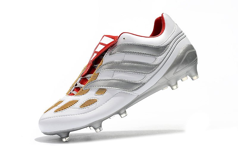 Adidas Predator Accelerator FG – Argent Rouge Noir - FootXPert