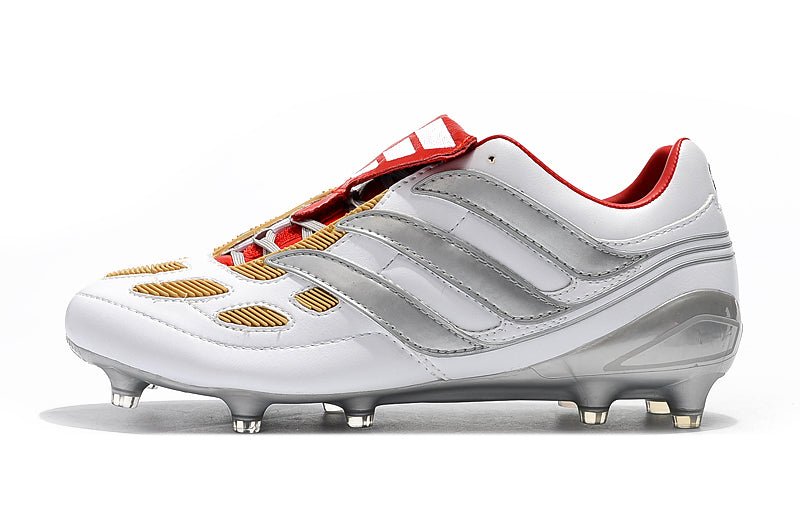 Adidas Predator Accelerator FG – Argent Rouge Noir - FootXPert
