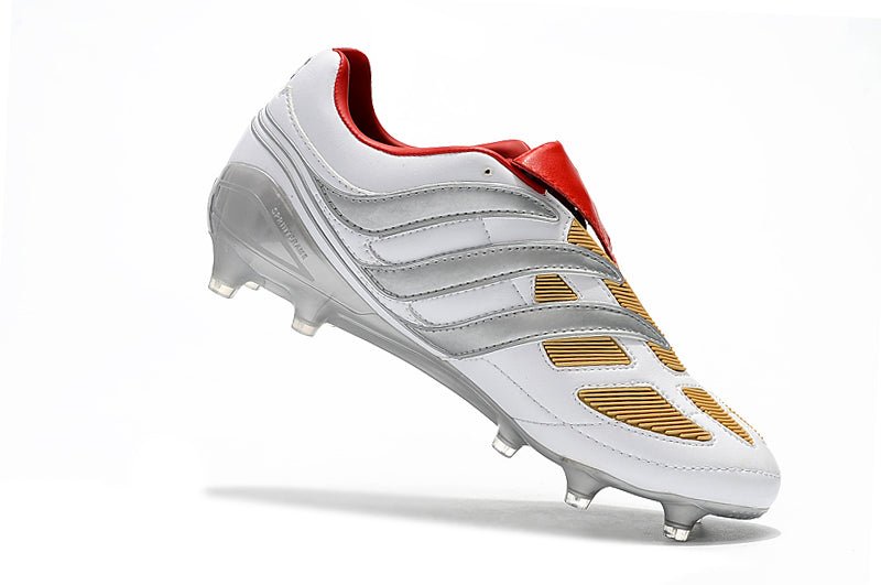 Adidas Predator Accelerator FG – Argent Rouge Noir - FootXPert