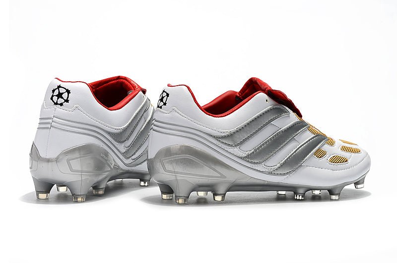 Adidas Predator Accelerator FG – Argent Rouge Noir - FootXPert