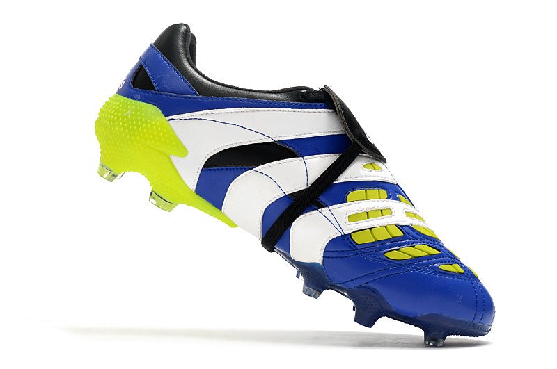 Adidas Predator Accelerator FG – Bleu Blanc Vert - FootXPert