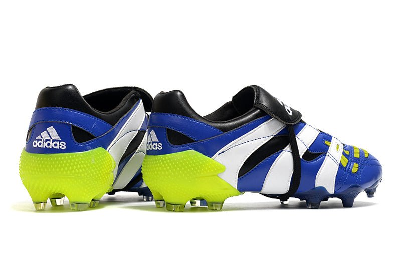 Adidas Predator Accelerator FG – Bleu Blanc Vert - FootXPert