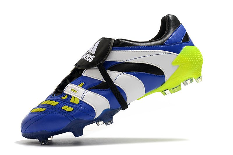 Adidas Predator Accelerator FG – Bleu Blanc Vert - FootXPert