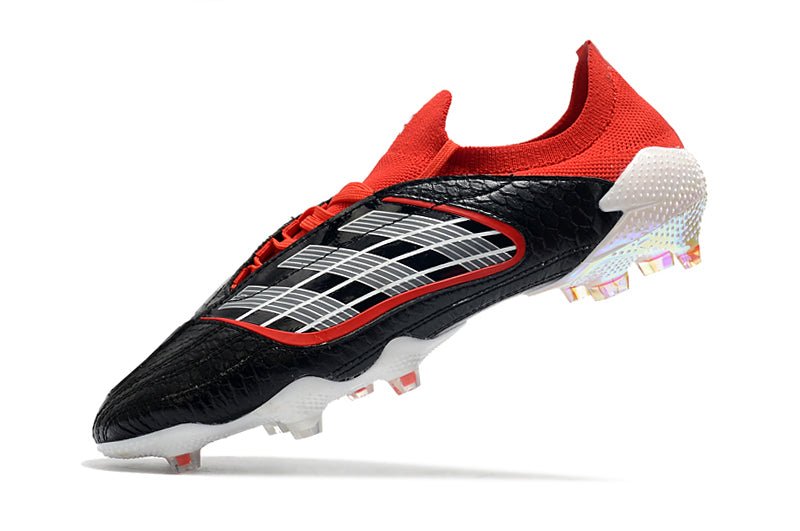 Adidas Predator Archive FG – Édition Limitée – Rouge Argent Noir - FootXPert