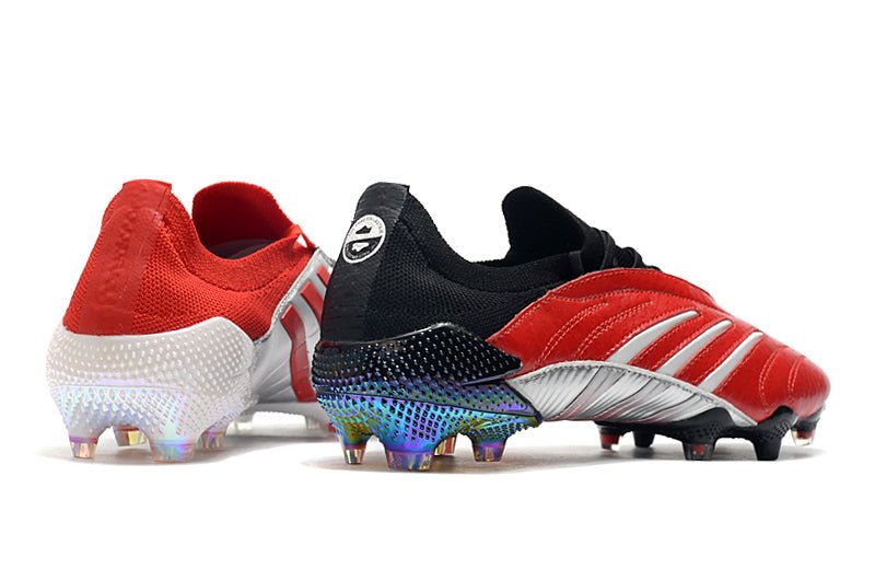 Adidas Predator Archive FG – Édition Limitée – Rouge Argent Noir - FootXPert