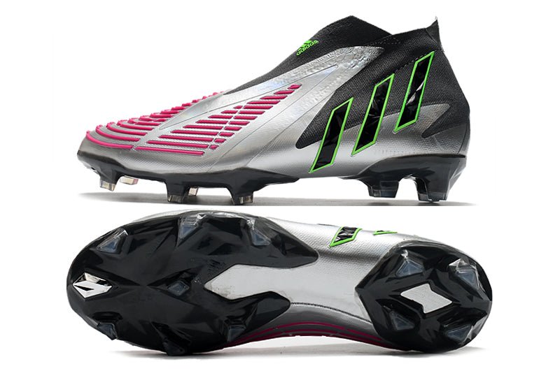 Adidas Predator Edge+ FG – Argent Noir Rose - FootXPert