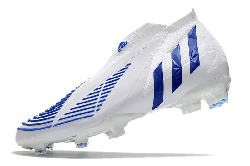 Adidas Predator Edge+ FG – Blanc Bleu - FootXPert