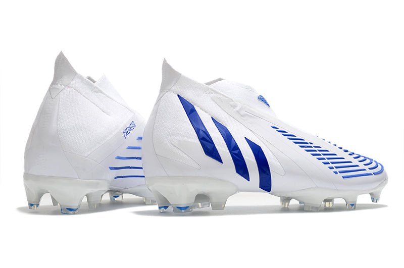 Adidas Predator Edge+ FG – Blanc Bleu - FootXPert