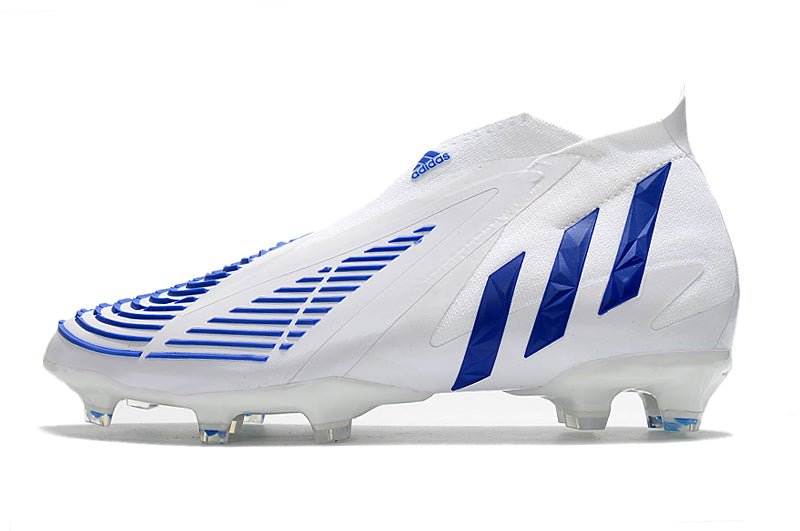 Adidas Predator Edge+ FG – Blanc Bleu - FootXPert