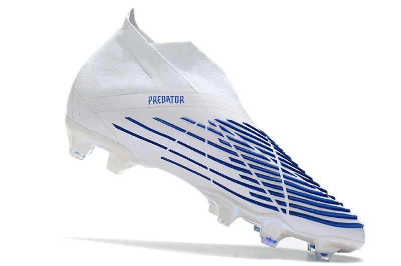 Adidas Predator Edge+ FG – Blanc Bleu Irisé - FootXPert