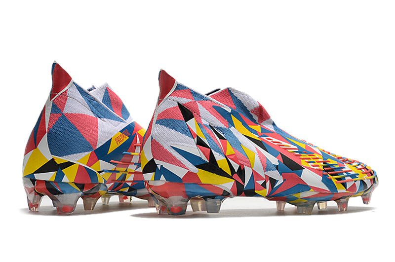Adidas Predator Edge+ FG – Bleu Équipe Jaune Rouge Solaire - FootXPert
