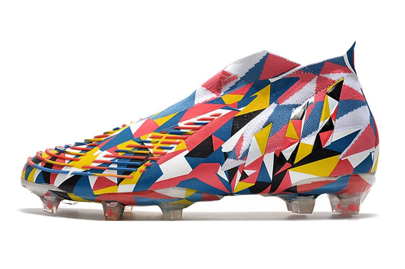 Adidas Predator Edge+ FG – Bleu Équipe Jaune Rouge Solaire - FootXPert