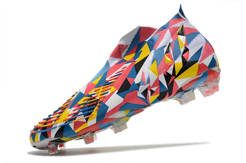 Adidas Predator Edge+ FG – Bleu Équipe Jaune Rouge Solaire - FootXPert