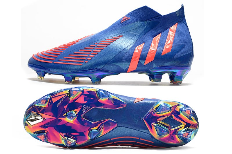 Adidas Predator Edge+ FG – Bleu Rouge - FootXPert