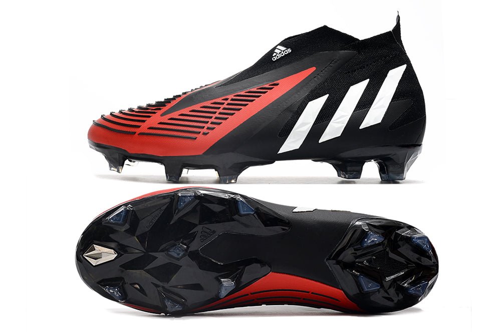 Adidas Predator Edge+ FG – Game Data Pack – Rouge Noir - FootXPert