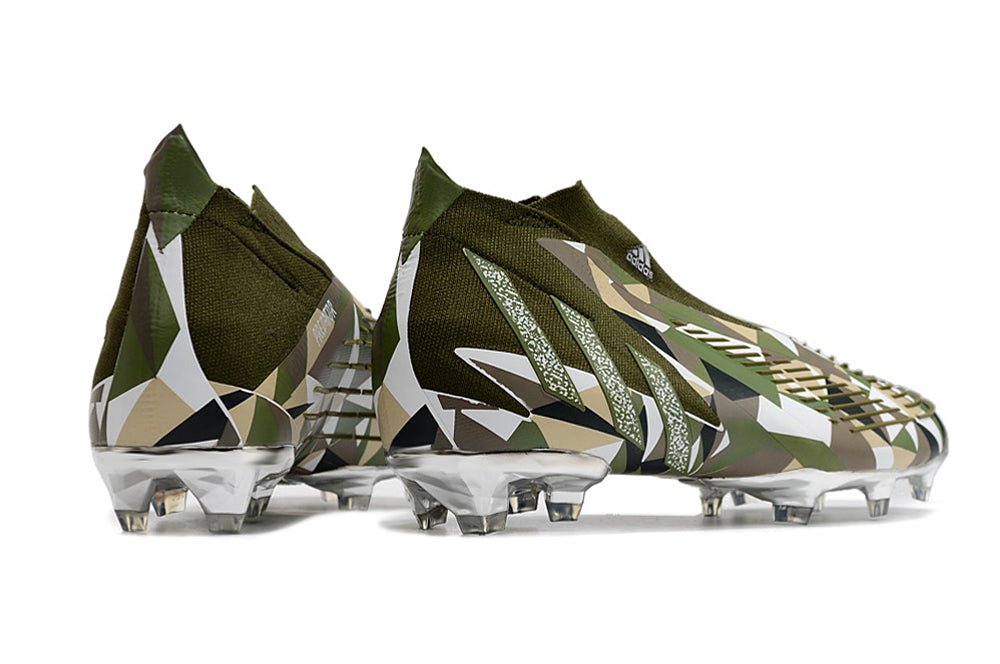 Adidas Predator Edge+ FG – Geometric Camo – Gris Noir Blanc - FootXPert