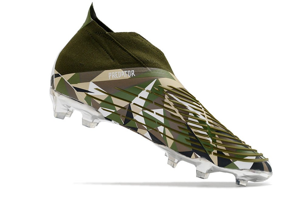 Adidas Predator Edge+ FG – Geometric Camo – Gris Noir Blanc - FootXPert