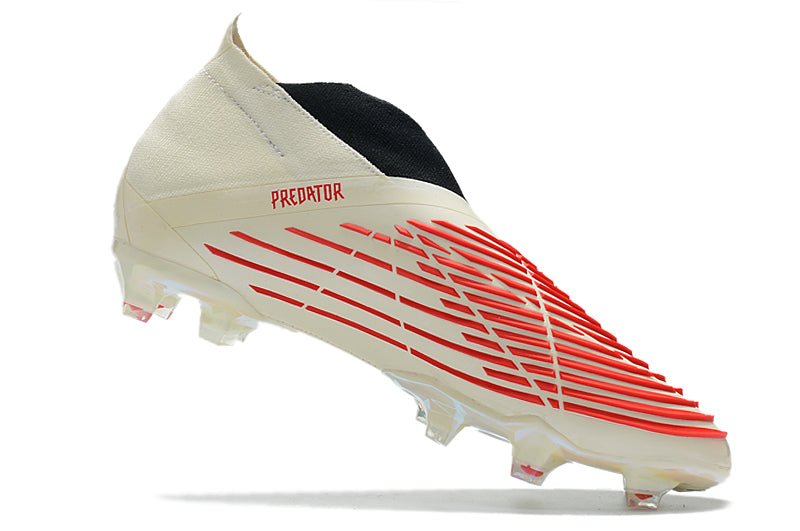 Adidas Predator Edge+ FG – Off Blanc Rouge Vif Or Métallique - FootXPert