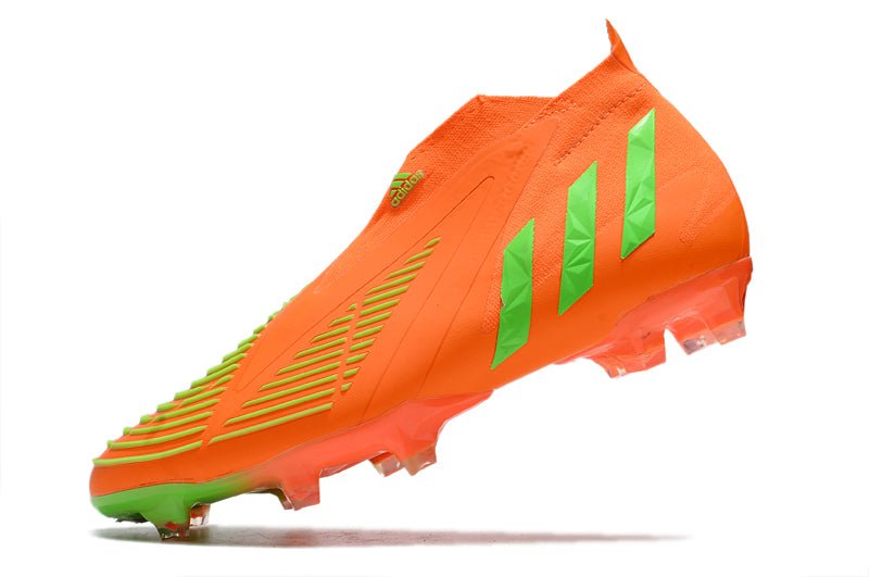 Adidas Predator Edge+ FG – Rouge Solaire Vert Solaire Équipe Noir - FootXPert