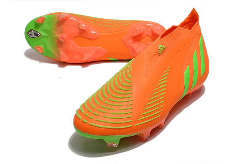 Adidas Predator Edge+ FG – Rouge Solaire Vert Solaire Équipe Noir - FootXPert