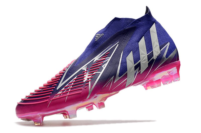 Adidas Predator Edge+ FG – Violet Équipe Argent Métallique Rose - FootXPert