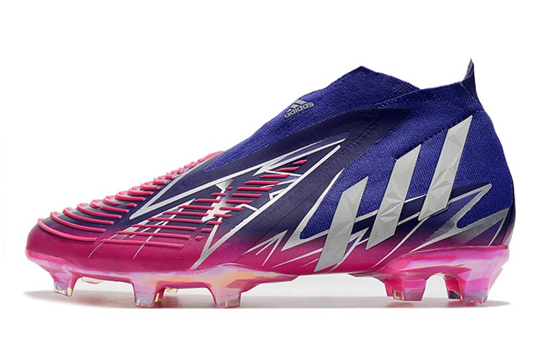 Adidas Predator Edge+ FG – Violet Équipe Argent Métallique Rose - FootXPert