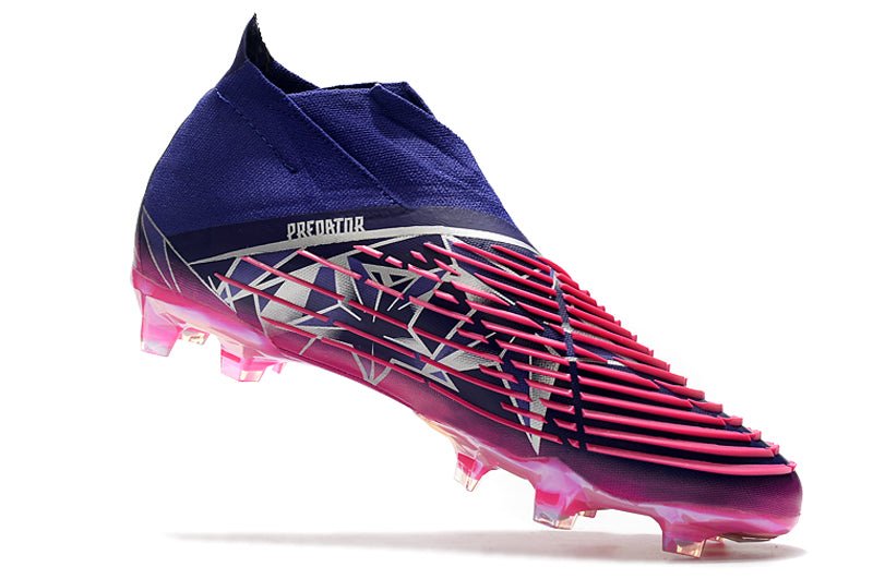 Adidas Predator Edge+ FG – Violet Équipe Argent Métallique Rose - FootXPert