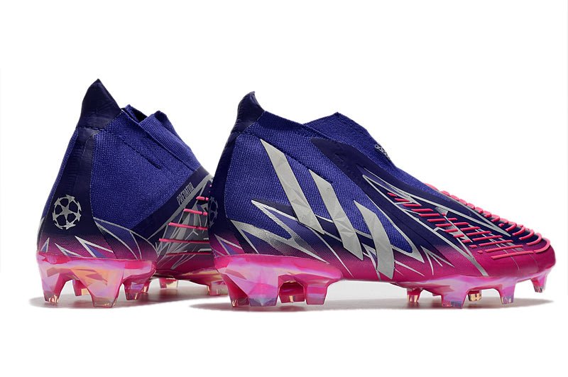 Adidas Predator Edge+ FG – Violet Équipe Argent Métallique Rose - FootXPert