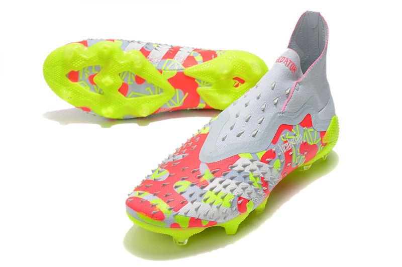 Adidas Predator Freak+ FG – Blanc Orange Volt - FootXPert