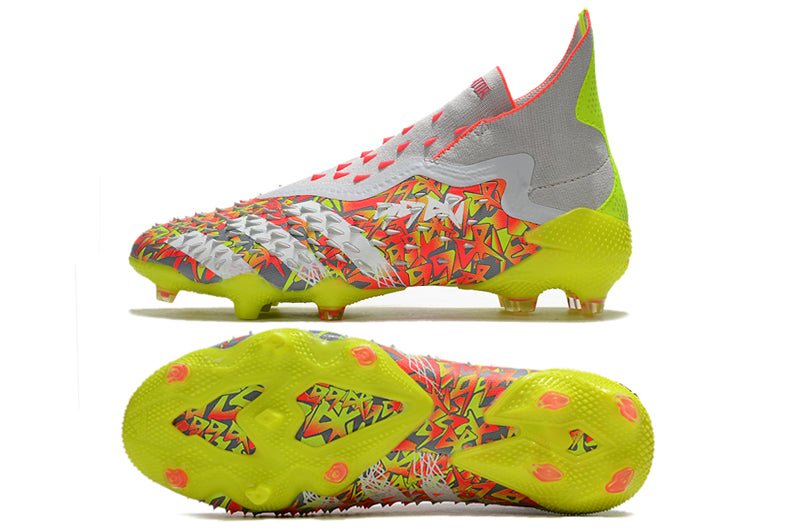 Adidas Predator Freak+ FG – Blanc Volt Orange - FootXPert