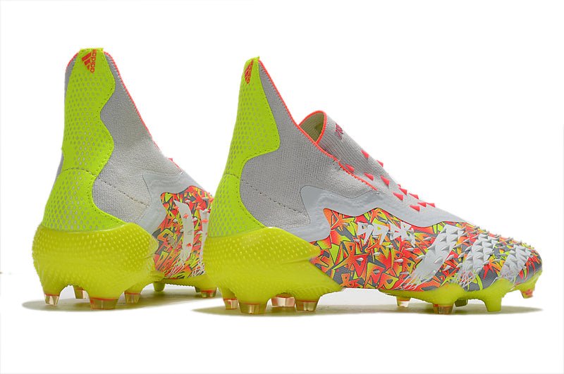 Adidas Predator Freak+ FG – Blanc Volt Orange - FootXPert