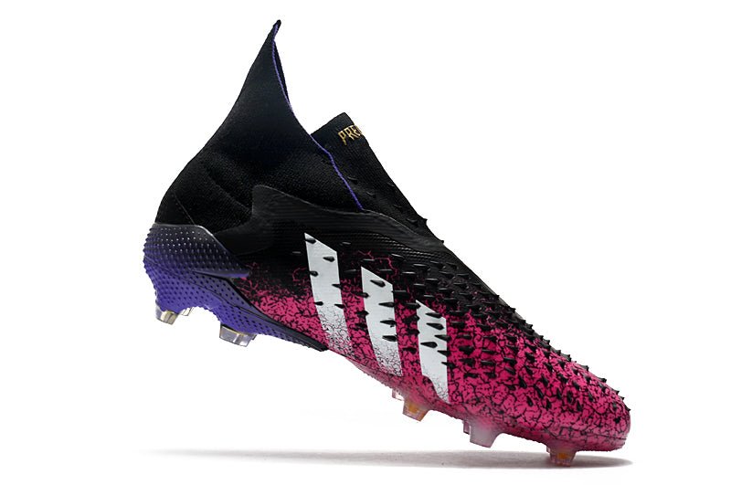 Adidas Predator Freak+ FG – Noir Blanc Rose Choc - FootXPert