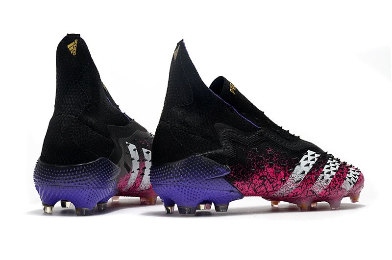 Adidas Predator Freak+ FG – Noir Blanc Rose Choc - FootXPert
