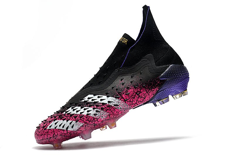Adidas Predator Freak+ FG – Noir Blanc Rose Choc - FootXPert
