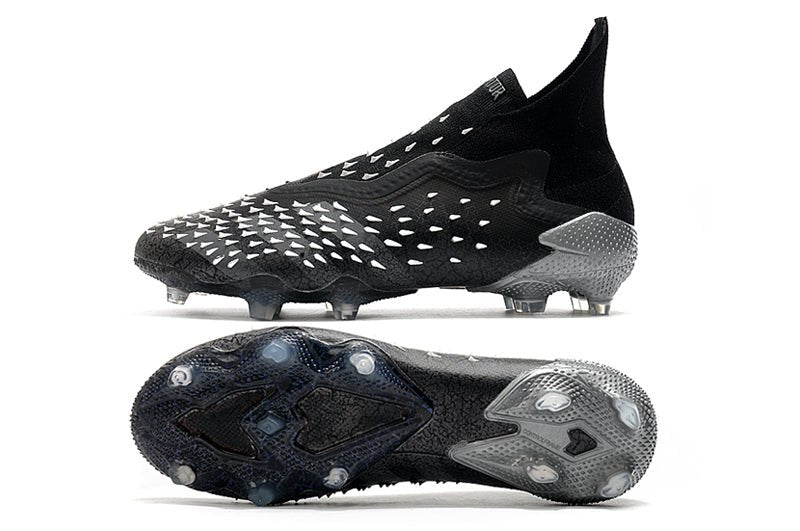 Adidas Predator Freak+ FG – Noir Gris Blanc - FootXPert