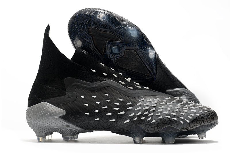 Adidas Predator Freak+ FG – Noir Gris Blanc - FootXPert