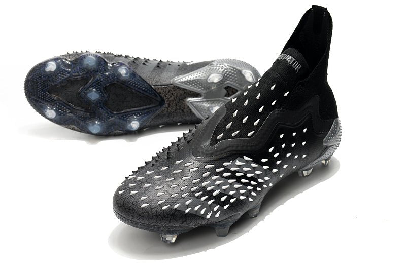Adidas Predator Freak+ FG – Noir Gris Blanc - FootXPert