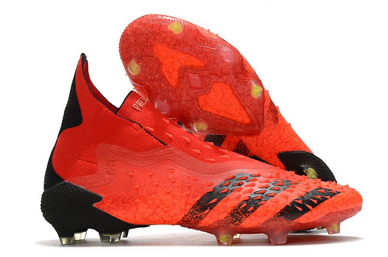Adidas Predator Freak+ FG – Rouge Noir - FootXPert