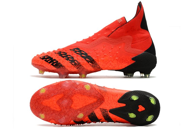 Adidas Predator Freak+ FG – Rouge Noir - FootXPert