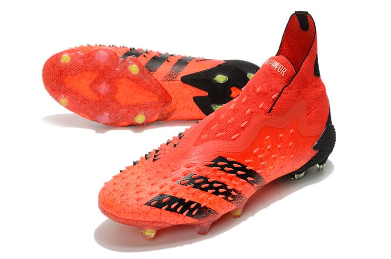 Adidas Predator Freak+ FG – Rouge Noir - FootXPert