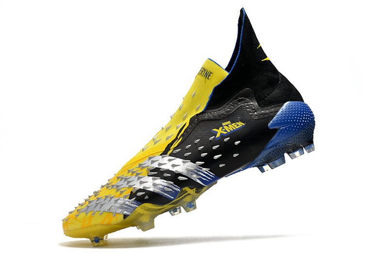 Adidas Predator Freak+ FG – X - Men Wolverine – Jaune Argent Métallique Noir - FootXPert