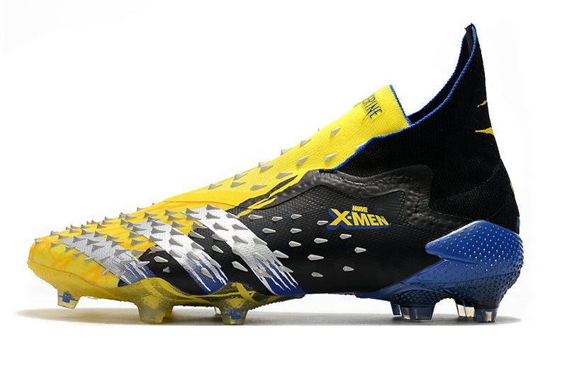 Adidas Predator Freak+ FG – X - Men Wolverine – Jaune Argent Métallique Noir - FootXPert
