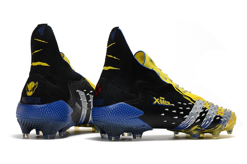 Adidas Predator Freak+ FG – X - Men Wolverine – Jaune Argent Métallique Noir - FootXPert