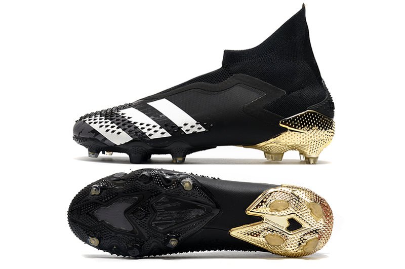 Adidas Predator Mutator 20+ FG – Noir Blanc Or Métallique - FootXPert