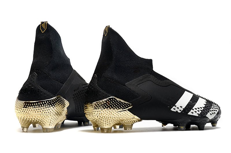 Adidas Predator Mutator 20+ FG – Noir Blanc Or Métallique - FootXPert